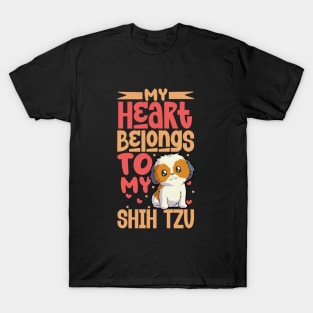 My heart belongs to my Shih Tzu T-Shirt